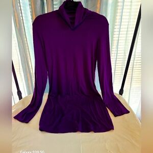 Urban COCO  cow/turtleneck Bodycon  Plum Purple Dress